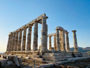 temple, athens, greece, acropolis, architecture, greek, city, zeus, nature, monument, ancient, europe, sculpture, travel, landscape, culture, archaeology, athene, tourism, poseidon, neptune, mythology, trident, god, myth